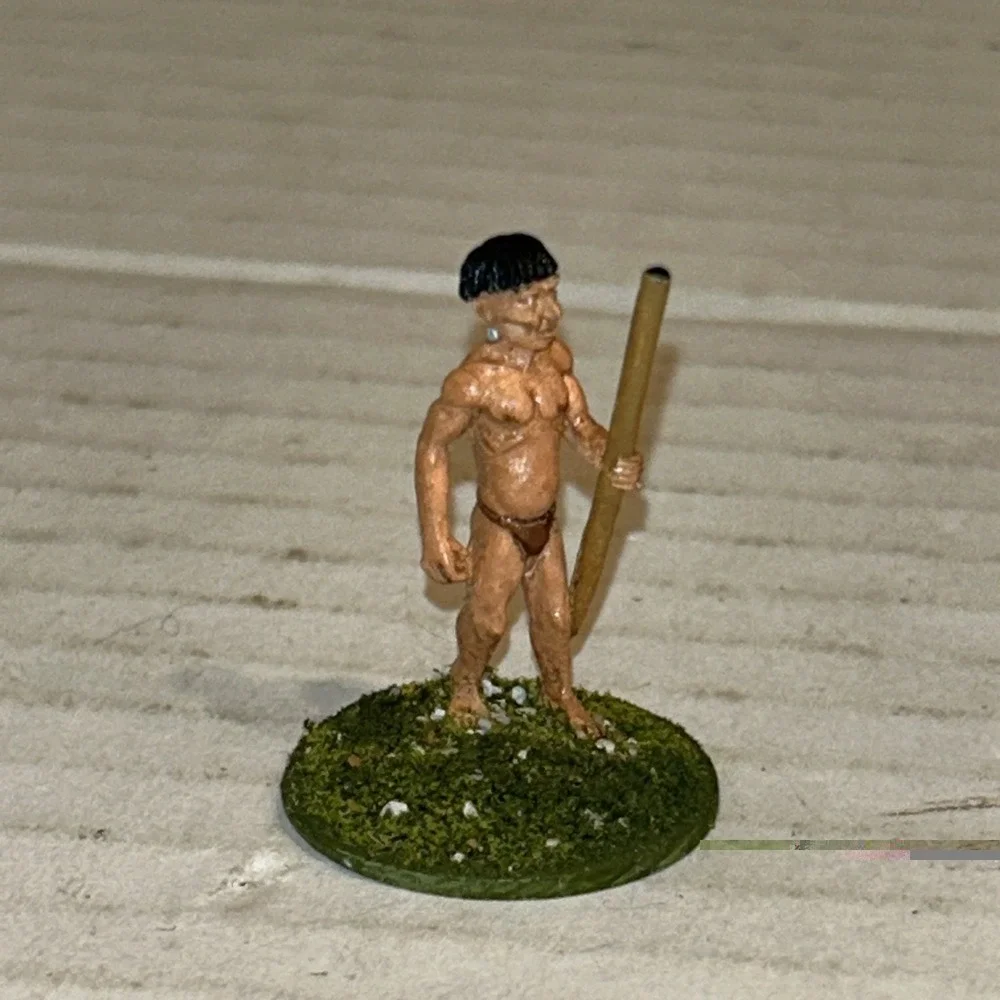 Ral Partha Primitive Islander Warrior‎ Metal Miniature Warhammer